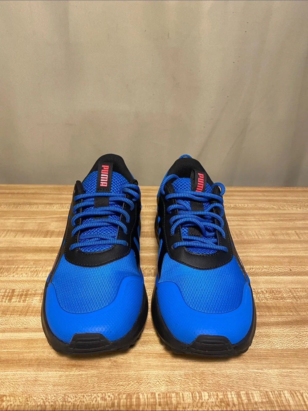 Puma Excursion JR /Kids Blue Black Red Athletic Shone 5.5